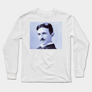 Nikola Tesla - Public Domain (1890) Long Sleeve T-Shirt